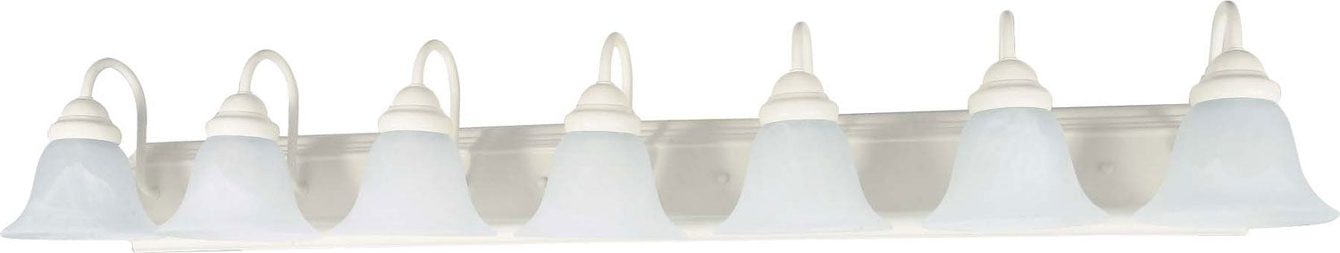 Nuvo Lighting - 60-294 - Seven Light Vanity - Ballerina - Textured White