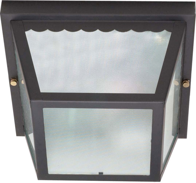 Nuvo Lighting - 60-473 - Two Light Flush Mount - Carport - Black