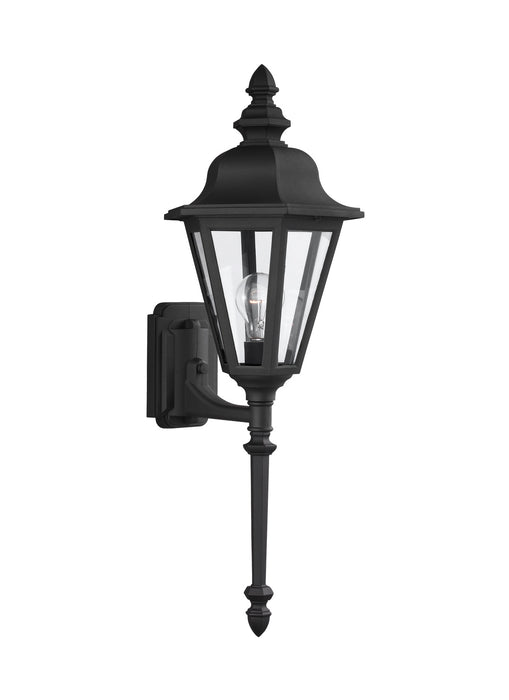 Generation Lighting - 8823-12 - One Light Outdoor Wall Lantern - Brentwood - Black