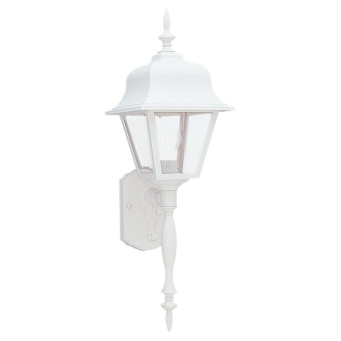One Light Outdoor Wall Lantern from the Polycarb P collection in White finish