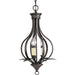 Progress Lighting - P3807-20 - Three Light Foyer Pendant - Trinity - Antique Bronze