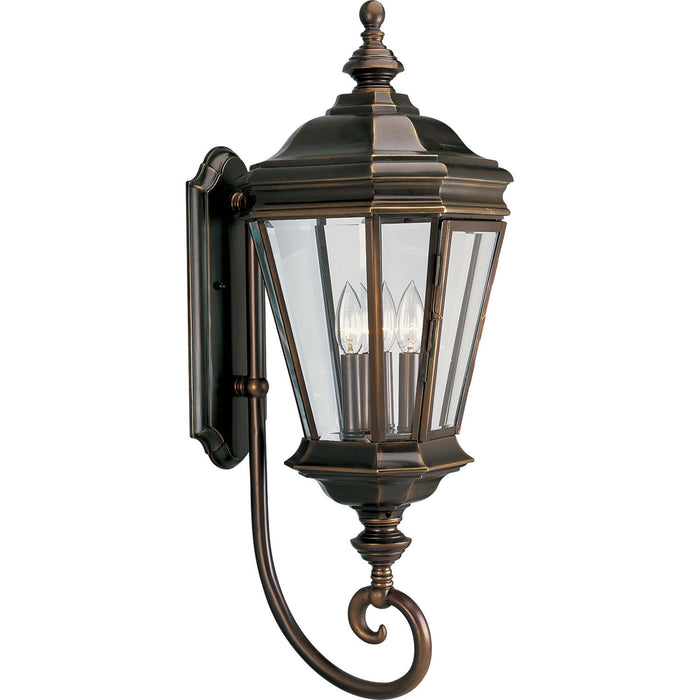 Progress Lighting - P5672-108 - Three Light Large Wall Lantern - Crawford - Oil Rubbed Bronze