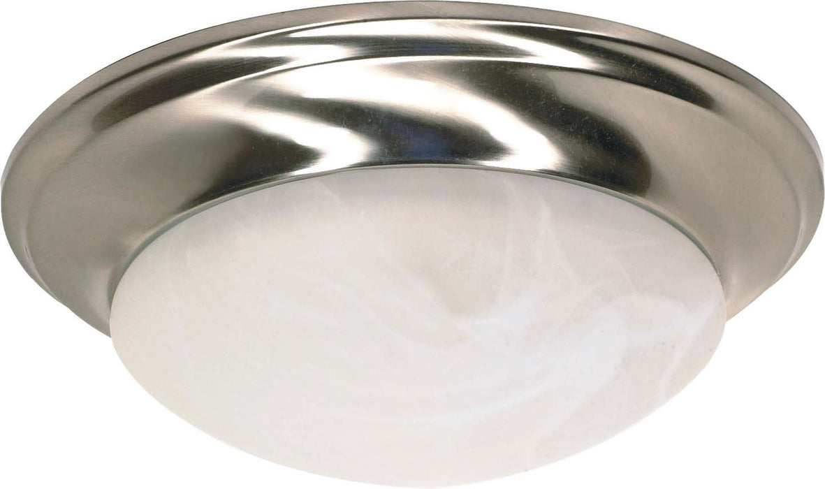 Nuvo Lighting - 60-283 - One Light Flush Mount - Twist and Lock Brushed Nickel - Brushed Nickel