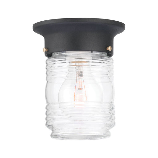 ELK Home - SL3037 - One Light Flush Mount - Ceiling Essentials - Black