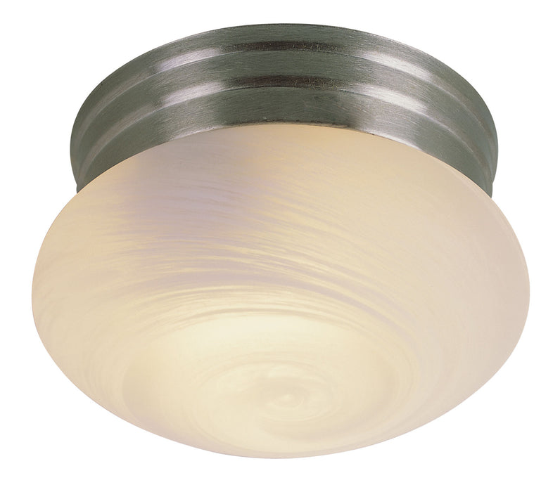 Trans Globe Imports - 3619 BN - One Light Flushmount - Dash - Brushed Nickel