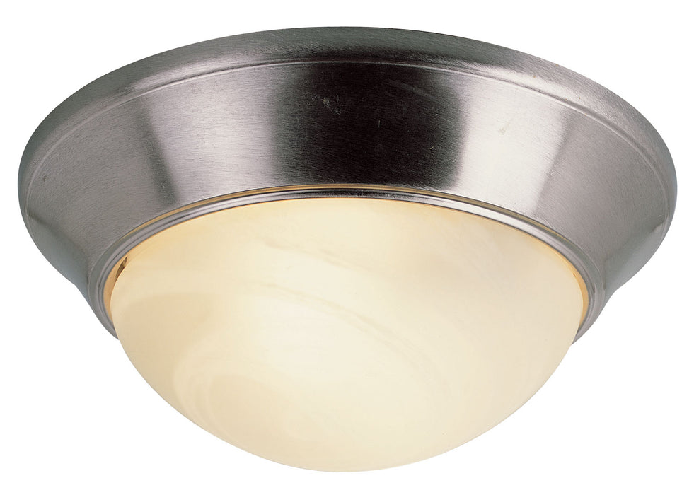 Trans Globe Imports - 57700 BN - Two Light Flushmount - Athena - Brushed Nickel