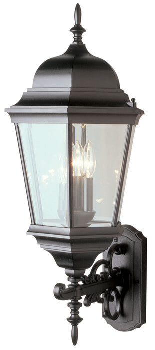 Trans Globe Imports - 51000 BK - Three Light Wall Lantern - Classical - Black