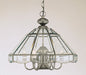 Forte - 3054-07-34 - Seven Light Chandelier - Antique Pewter B - Antique Pewter