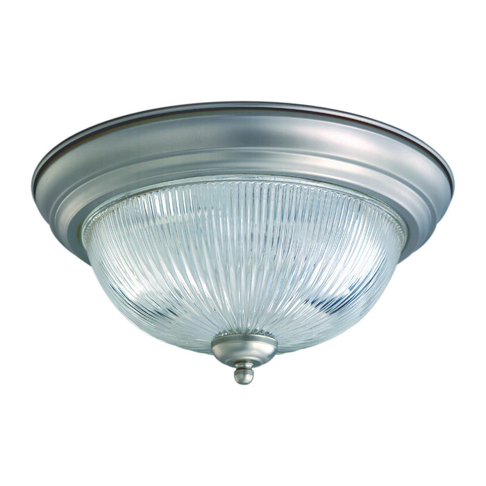 Forte - 2041-02-55 - Two Light Flush Mount - Brushed Nickel