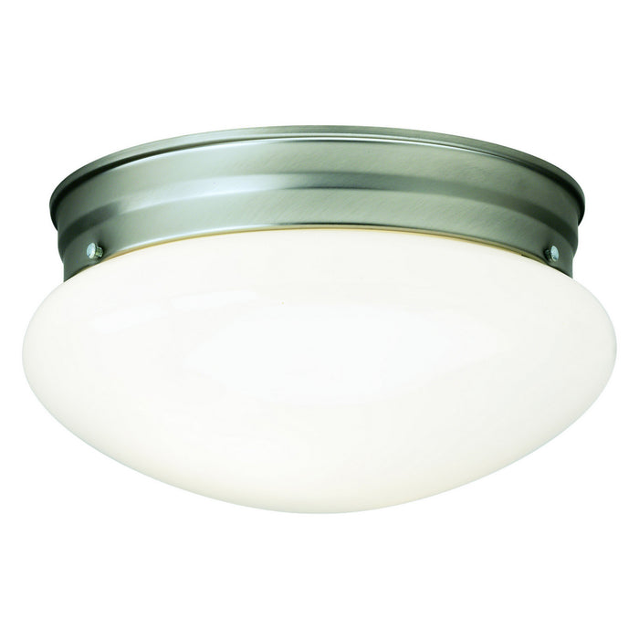 Forte - 6002-01-55 - One Light Mushroom Ceiling - Brushed Nickel