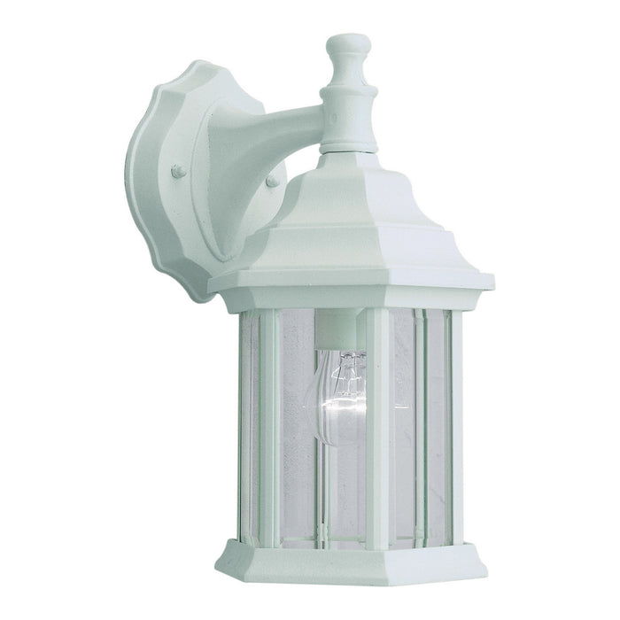 Forte - 1715-01-13 - One Light Outdoor Lantern - Matte White