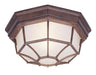 Acclaim Lighting - 2002BW - Two Light Outdoor Ceiling Mount - Flushmounts - Burled Walnut