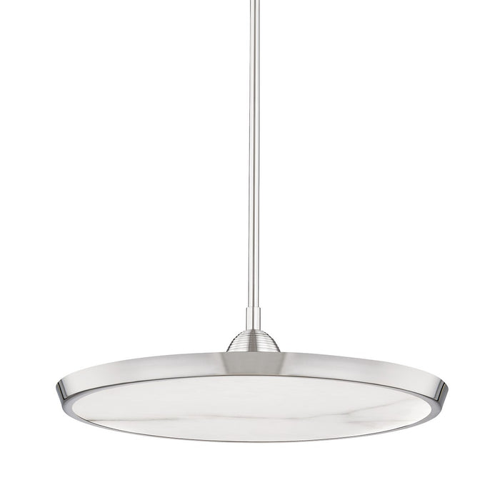 Hudson Valley - 3621-PN - LED Pendant - Draper - Polished Nickel