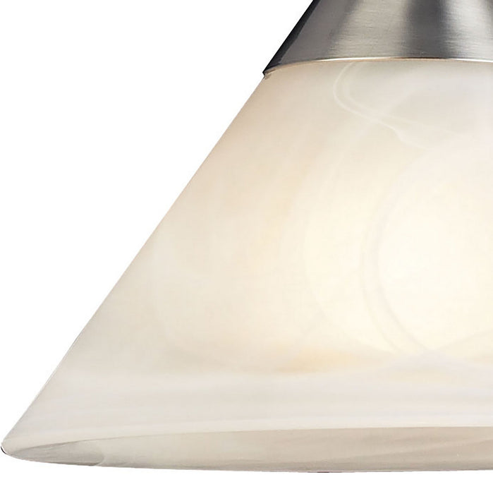 One Light Mini Pendant from the Elysburg collection in Satin Nickel finish