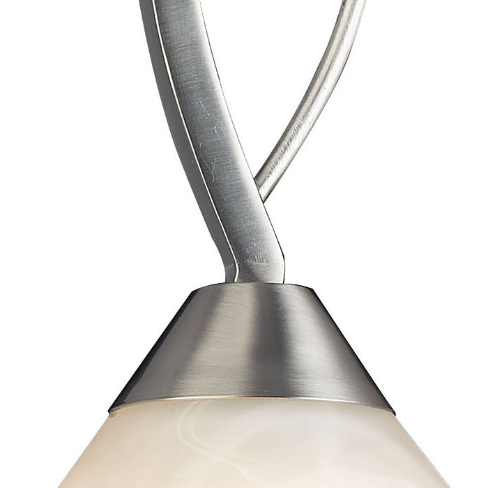 One Light Mini Pendant from the Elysburg collection in Satin Nickel finish