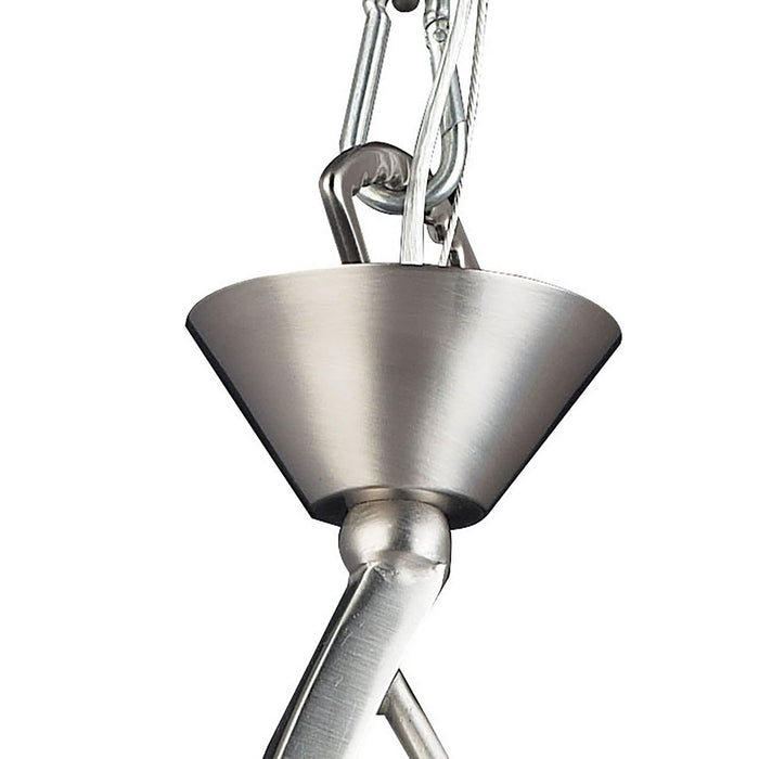 One Light Mini Pendant from the Elysburg collection in Satin Nickel finish