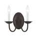 Livex Lighting - 4152-07 - Two Light Wall Sconce - Home Basics - Bronze