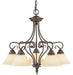 Livex Lighting - 6135-58 - Five Light Chandelier - Coronado - Imperial Bronze