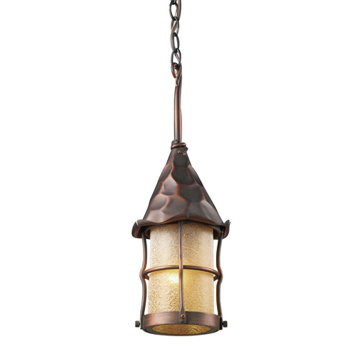 ELK Home - 388-AC - One Light Outdoor Hanging Lantern - Rustica - Antique Copper