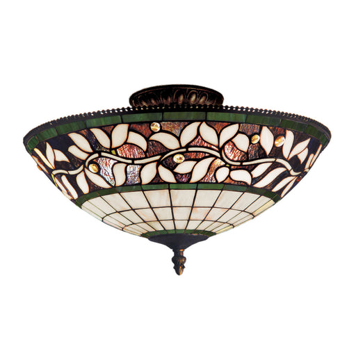 ELK Home - 933-TB - Three Light Semi Flush Mount - English Ivy - Tiffany Bronze