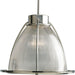 Progress Lighting - P5183-09 - One Light Mini Pendant - Prismatic Glass - Brushed Nickel