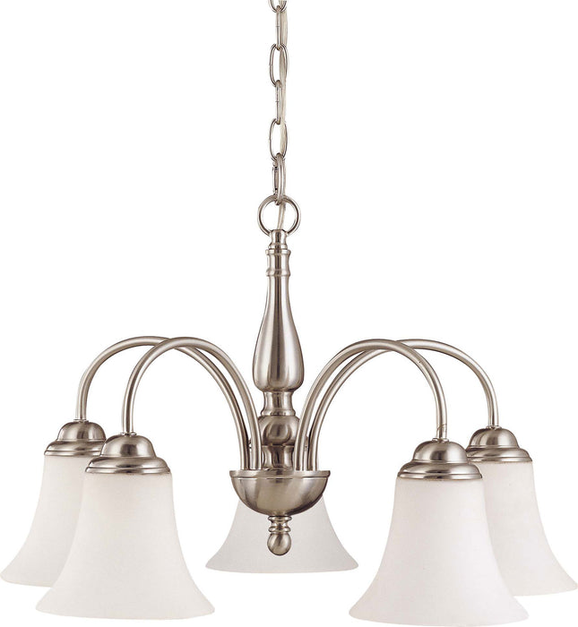 Nuvo Lighting - 60-1822 - Five Light Chandelier - Dupont - Brushed Nickel