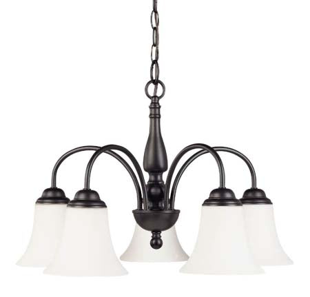 Nuvo Lighting - 60-1842 - Five Light Chandelier - Dupont - Dark Chocolate Bronze