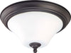 Nuvo Lighting - 60-1846 - Two Light Flush Mount - Dupont - Dark Chocolate Bronze