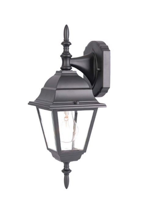 Acclaim Lighting - 4002BK - One Light Outdoor Wall Mount - Builders` Choice - Matte Black