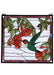 Meyda Tiffany - 81540 - Window - Hummingbird - Blue Ebna Orange Pbagwr