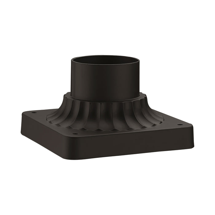 Outdoor Pier Mount Adaptor from the Outdoor collection in Bronze finish