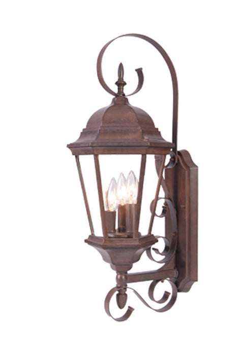 Acclaim Lighting - 5413BW - Three Light Outdoor Wall Mount - New Orleans - Burled Walnut