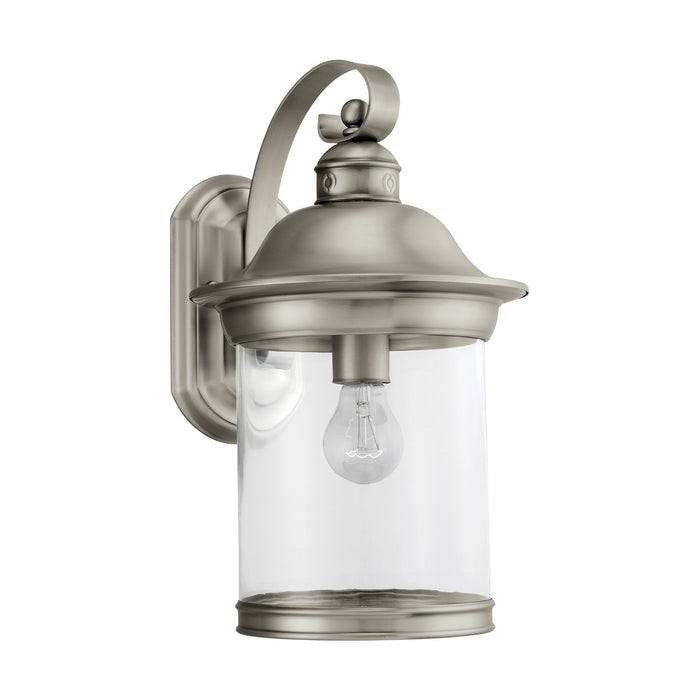 Generation Lighting - 88082-965 - One Light Outdoor Wall Lantern - Hermitage - Antique Brushed Nickel