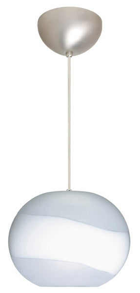 Besa - 1JC-477699-SN - One Light Pendant - Luna - Satin Nickel