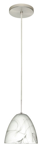 Besa - 1JT-4470MG-SN - One Light Pendant - Vila - Satin Nickel