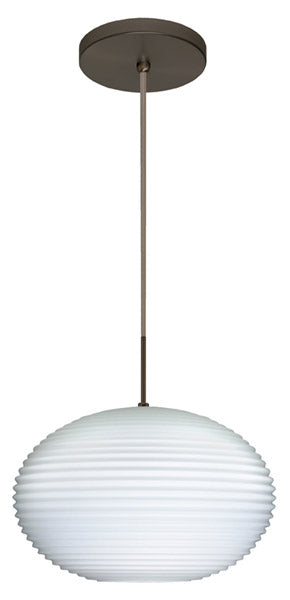 Besa - 1JT-491307-BR - One Light Pendant - Pape - Bronze