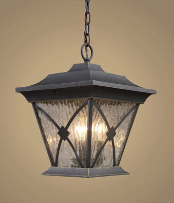 ELK Home - 42123/1 - Three Light Hanging Lantern - Rutland - Hazelnut Bronze