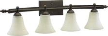 Quorum - 5077-4-86 - Four Light Vanity - Aspen - Oiled Bronze