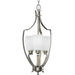 Progress Lighting - P3509-09 - Three Light Foyer Pendant - Wisten - Brushed Nickel