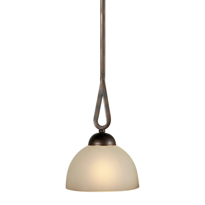 Forte - 2474-01-32 - One Light Mini Pendant - Family Number 455 - Antique Bronze