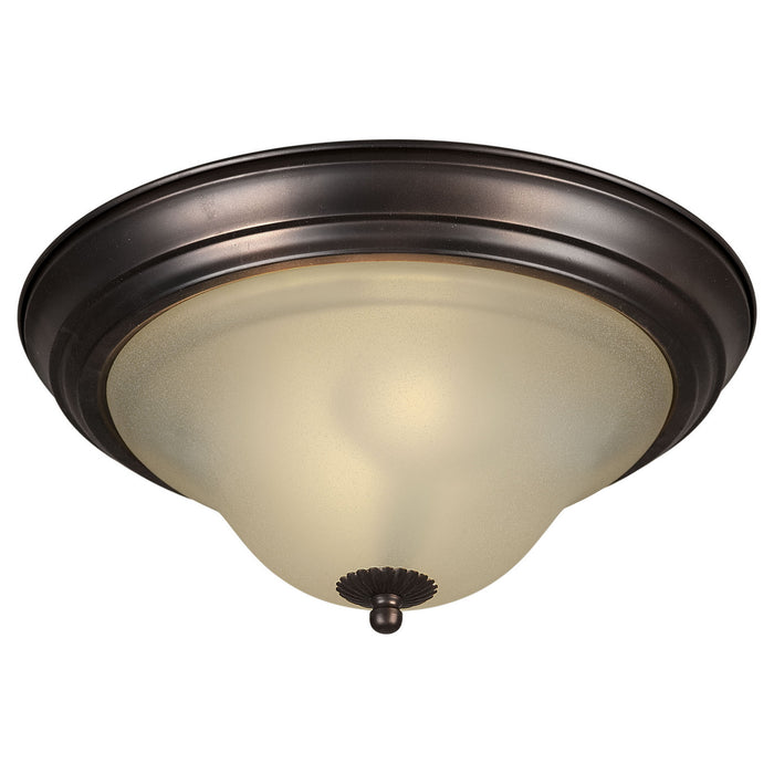 Forte - 2530-02-32 - Two Light Flush Mount - Family Number 481 - Antique Bronze