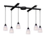 ELK Home - 406-6SW - Six Light Pendant - Classico - Dark Rust
