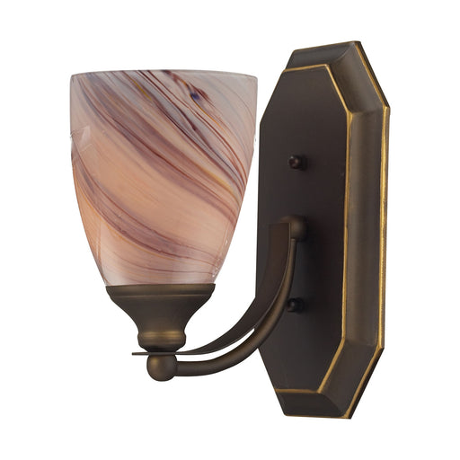 ELK Home - 570-1B-CR - One Light Vanity Lamp - Mix and Match Vanity - Aged Bronze
