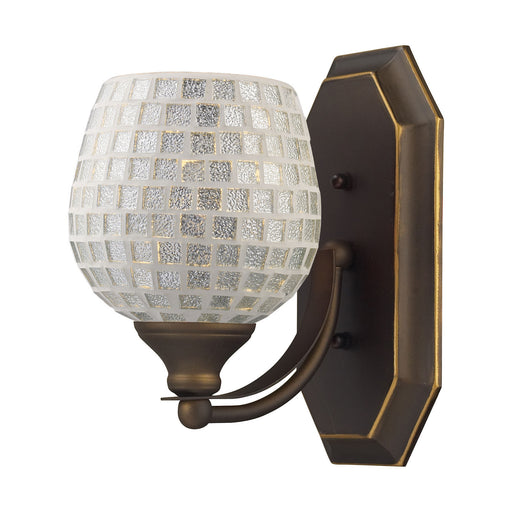 ELK Home - 570-1B-SLV - One Light Vanity Lamp - Mix and Match Vanity - Aged Bronze