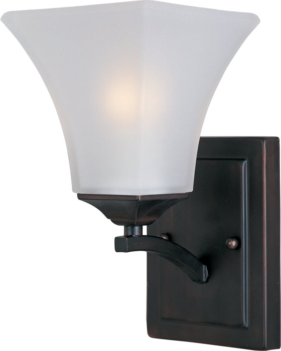 One Light Wall Sconce from the Aurora collection in Oil Rubbed Bronze finish