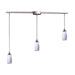 ELK Home - 110-3L-WH - Three Light Pendant - Milan - Satin Nickel