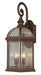 Trans Globe Imports - 44182 RT - Four Light Wall Lantern - Wentworth - Rust