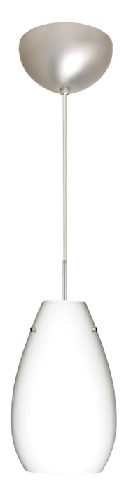 Besa - 1JC-412607-SN - One Light Pendant - Pera - Satin Nickel