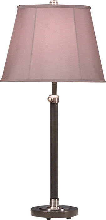 Robert Abbey - 1841 - One Light Table Lamp - Bruno - Lead Bronze w/ Ebonized Nickel