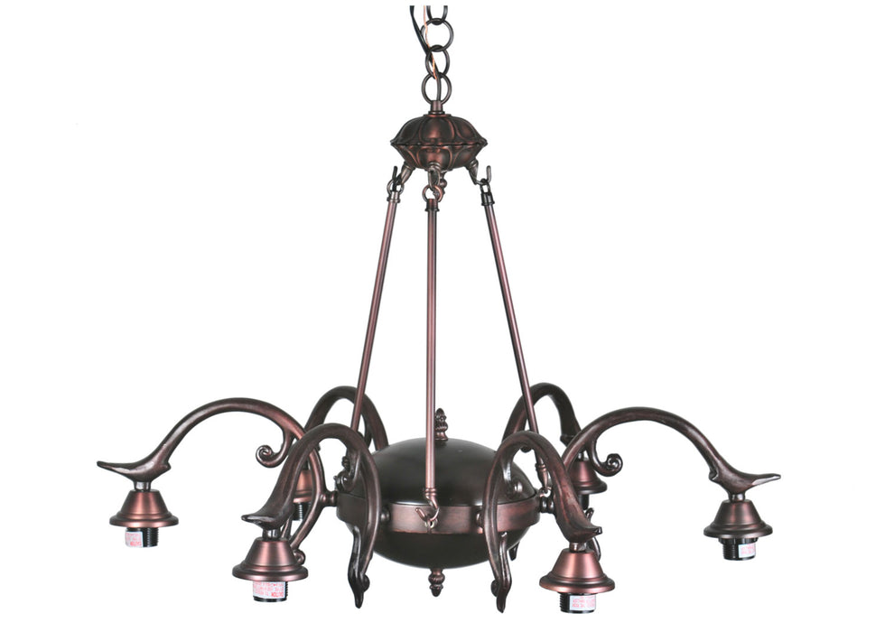 Meyda Tiffany - 26944 - Six Light Chandelier Hardware - Moose Creek - Mahogany Bronze